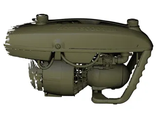 Comer AS600 Aquascooter - 3D Scan