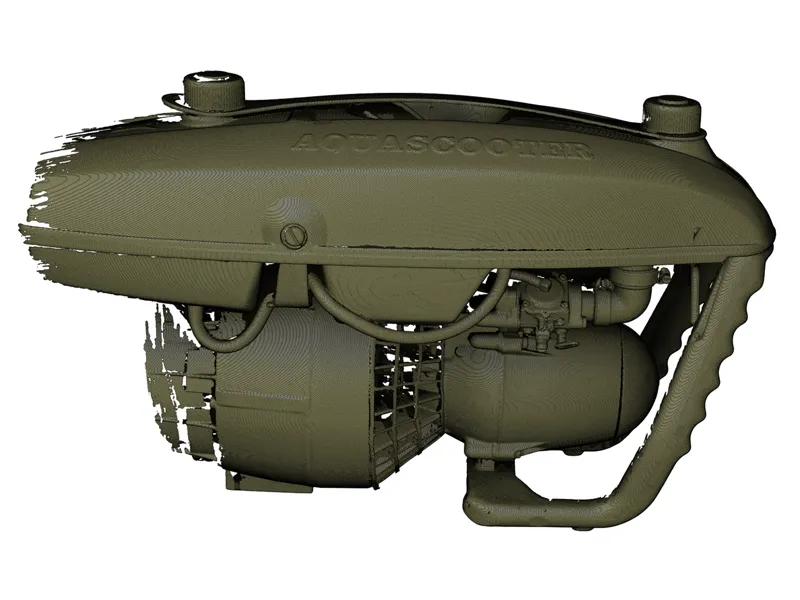 Comer AS600 Aquascooter - 3D Scan