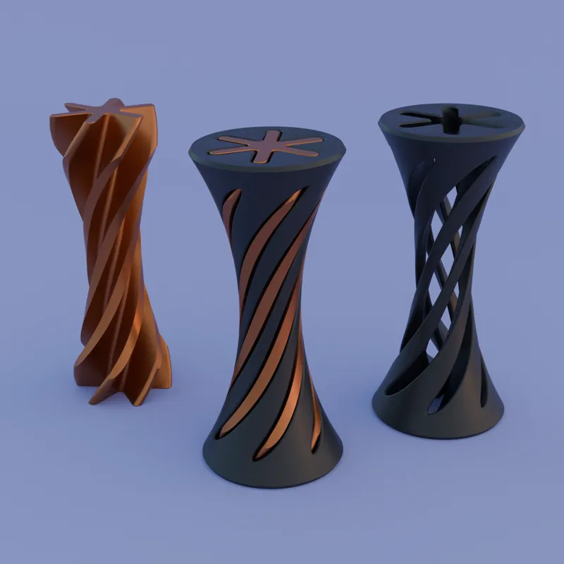Spiral Hourglass (Fidget Toy)