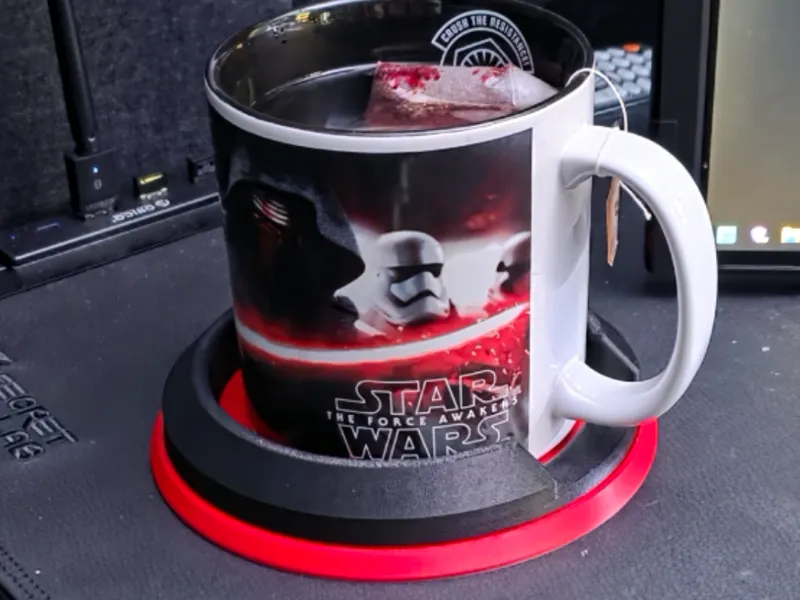 3 piece magnetic drink coaster/holder