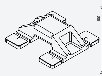 Bambulab A1 Filament Holder Holder