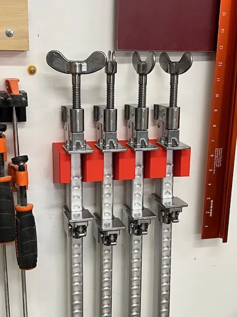Dubuque Aluminum Bar Clamp Rack - Free 3D Print Model - MakerWorld
