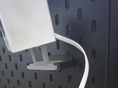 Mount for Wyze Cam v1 on Ikea Pegboard