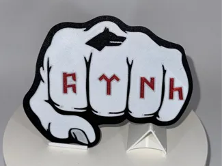 Türk Göktürk Bozkurt fist