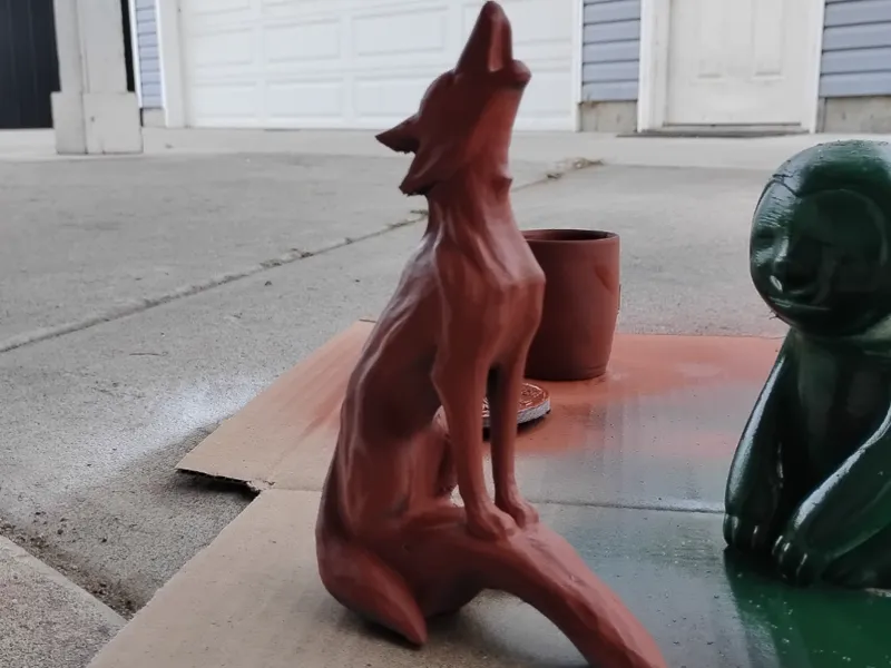 Driftwood wolf