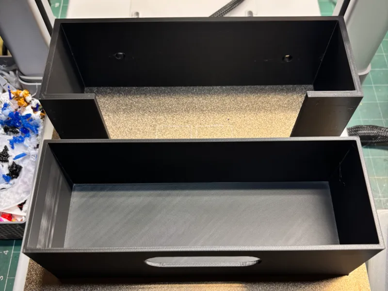 Under work bench drawer