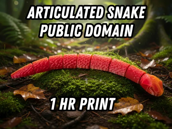 Serpent articulé à manipuler