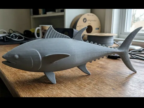 Statuette de thon albacore