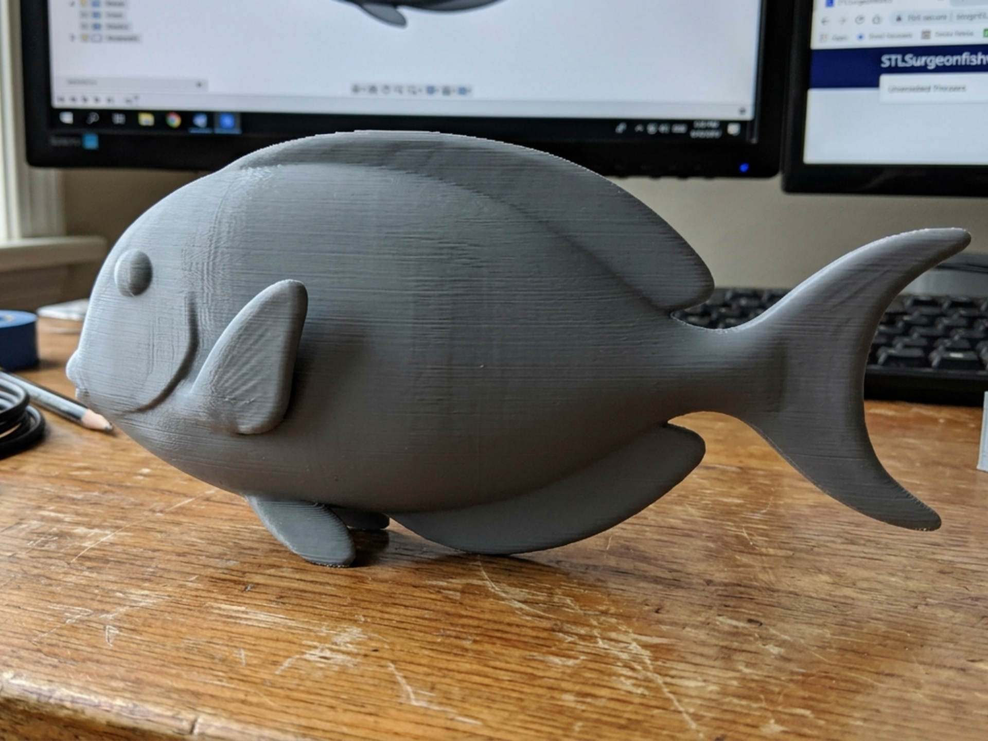 Surgeonfish Mount statue