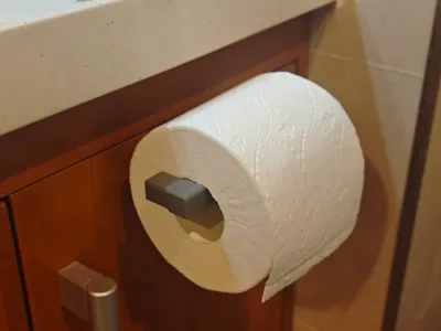 Cabinet Door Toilet Paper Holder
