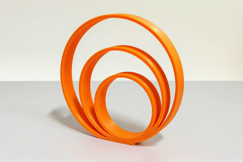 Echo - Geometric, off-centre, circular ornament