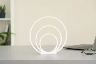 Traversal - Geometric Concentric Circle Ornament