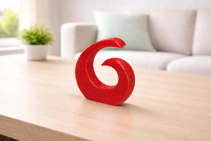 Wave - Rounded, Elegant Ornament