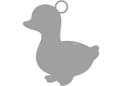 Cute Goose Keychain pendant