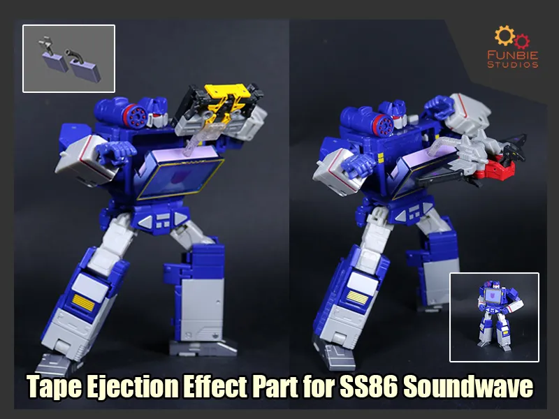 Tape Ejection Effect for Transformers Soundwave