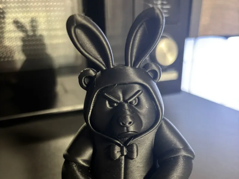 Angry Easter Bunny Bear  Cute but Grumpy Easter 