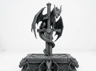 dragon with Holy Sword
