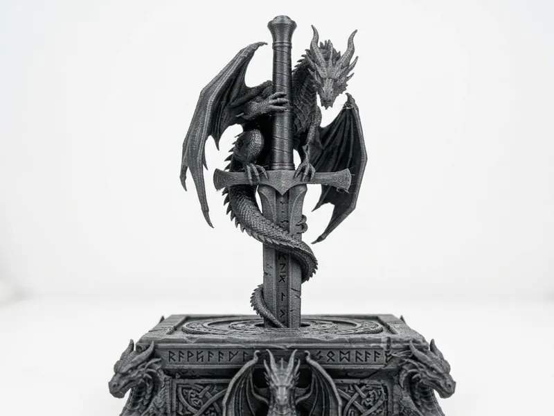 dragon with Holy Sword