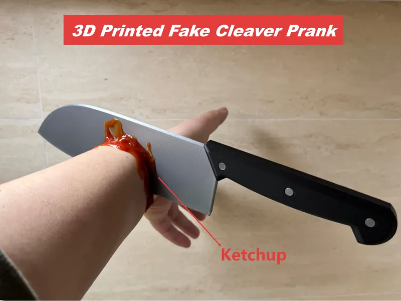 3D 打印仿真菜刀整蛊玩具