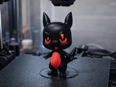 Black and Red Pikachu