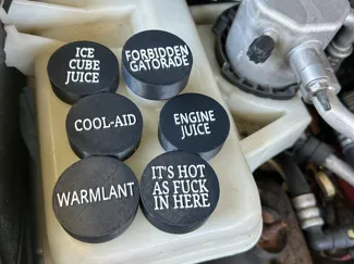 Coolant Overflow Tank Cap Cover