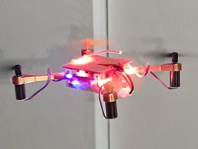 Wooden DIY Assembly Quadcopter Toy Replacement