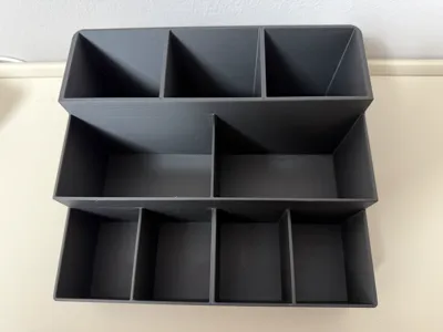 Nine-Compartment Cosmetic Storage Box