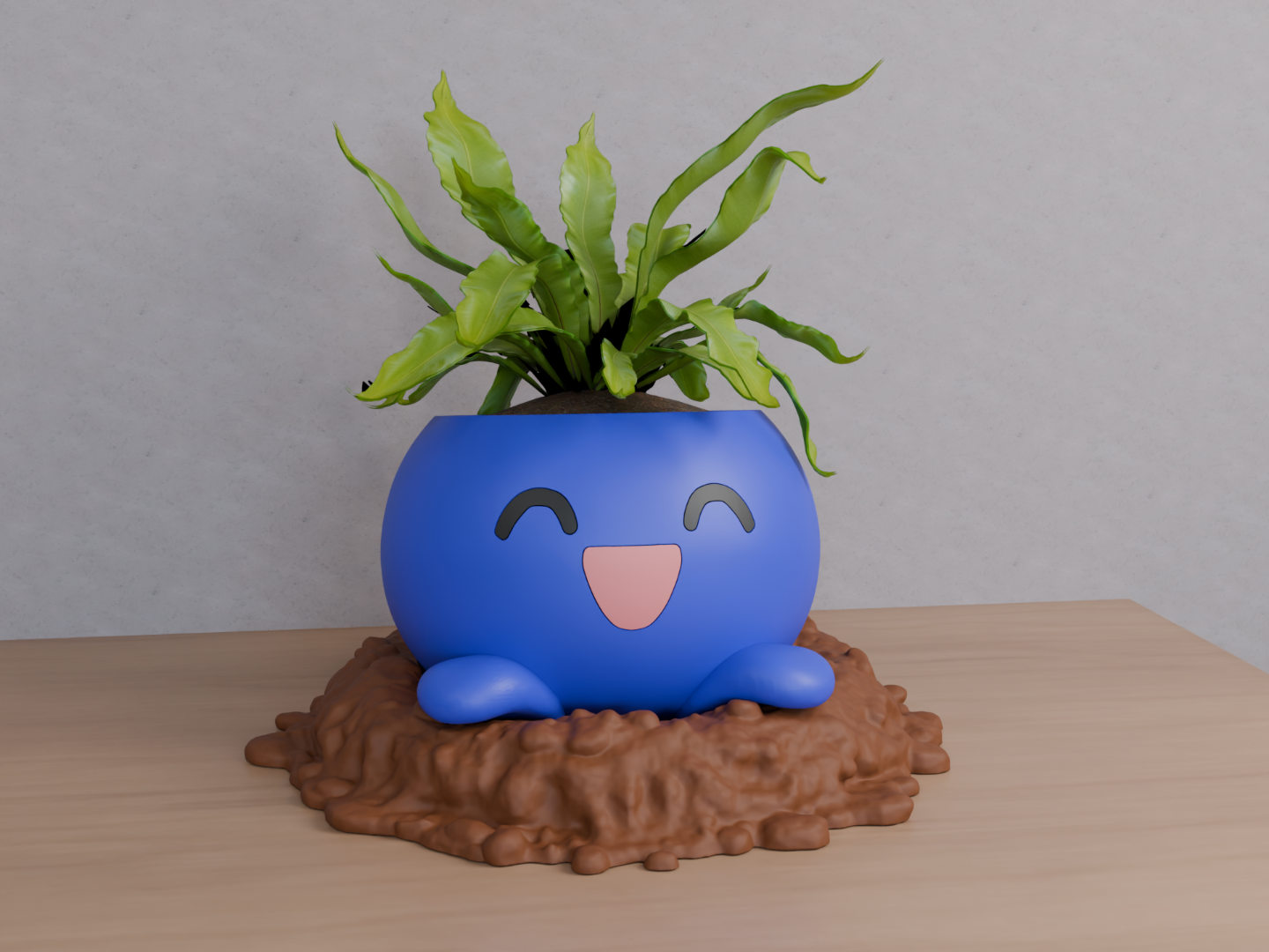 走路草花盆