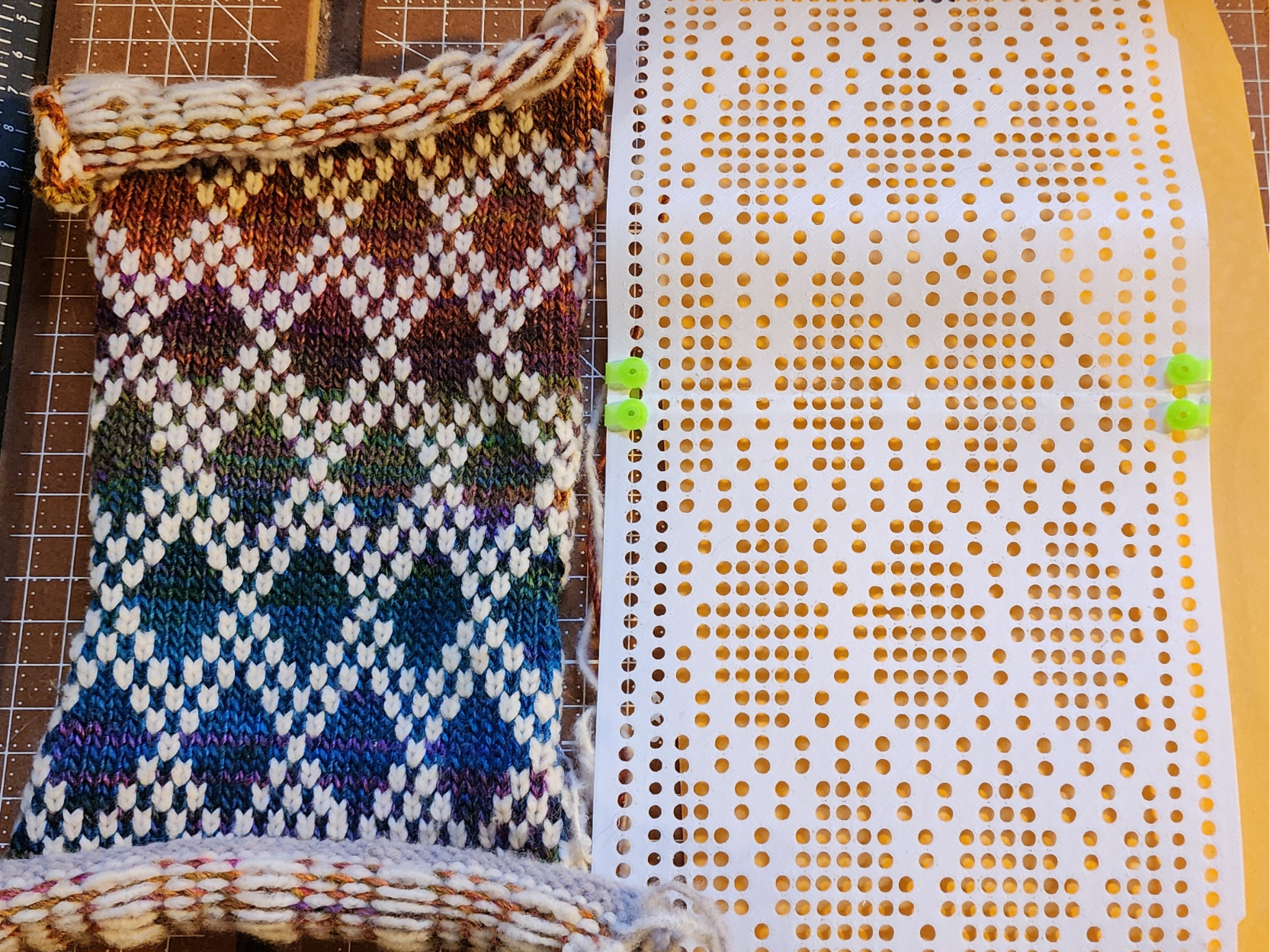 Knitting Machine Punch Card 