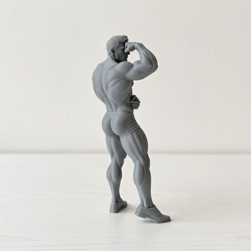 Bodybuilder Sculpture