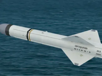 AM39 Exocet MISSILE FULL SIZE