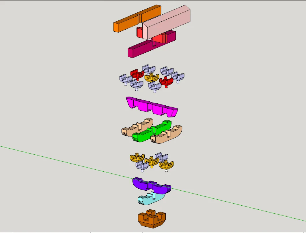 Simple Dougong Model Making Song-style Four-Tiered Dou Gong - brick model - Free 3D Print Model ...