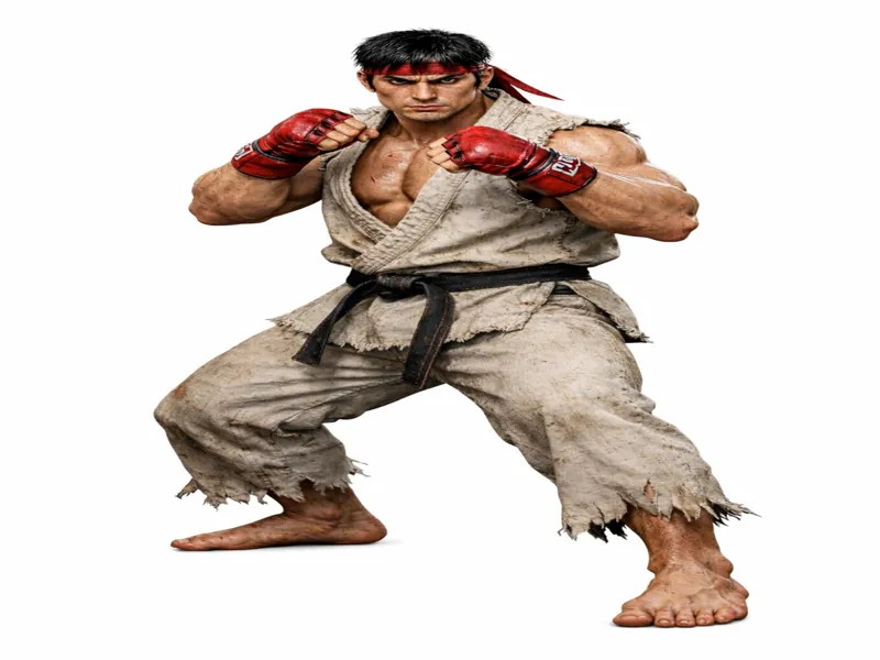 Realistic Martial Arts Fighter Character