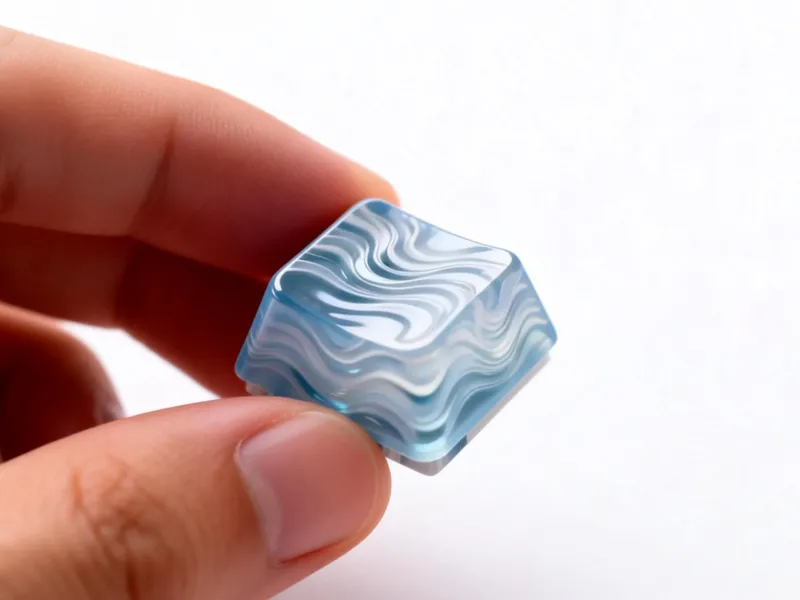 优化版水波纹键帽Optimized water ripple keycaps需自备轴体