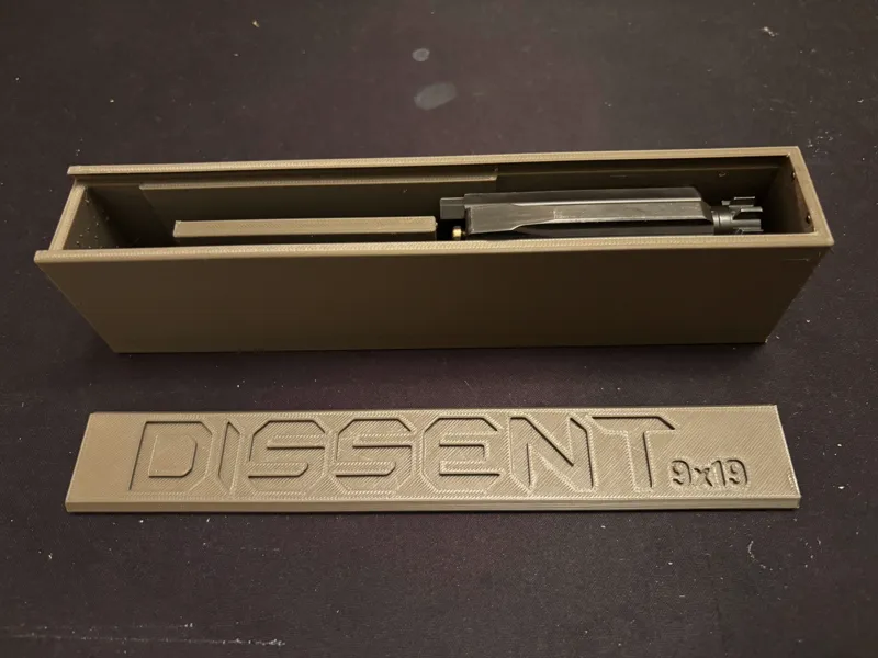 CMMG Dissent 9x19 Bolt Carrier Group Case with Lid