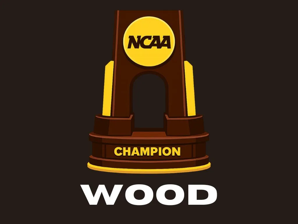 Wood March Madness Trophy