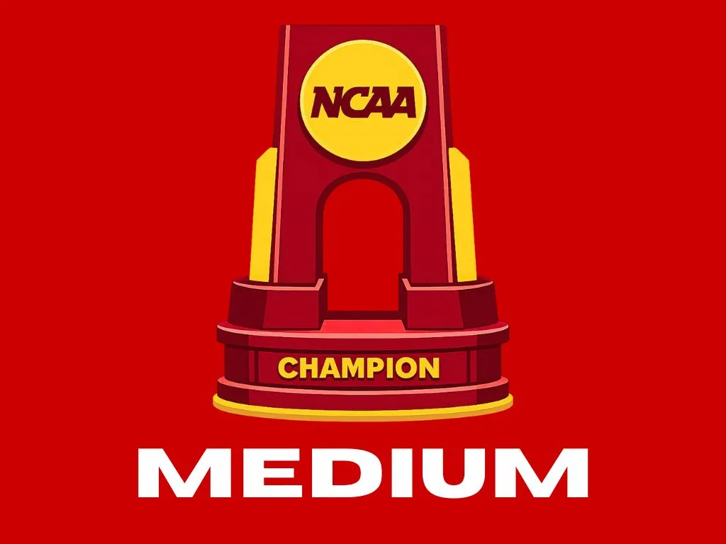 Medium March Madness Trophy