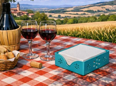 PAPER TOWEL BOX WITH LID
