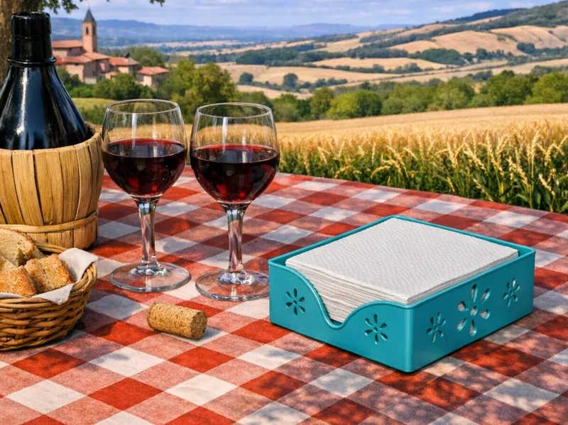PAPER TOWEL BOX WITH LID