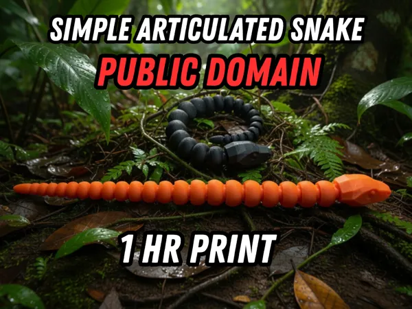 Serpent articulé flexible