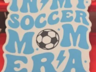 In My Soccer Mom Era Bogg Charm and Keychain