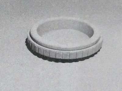 Spinning Ring Rectangle Tactile