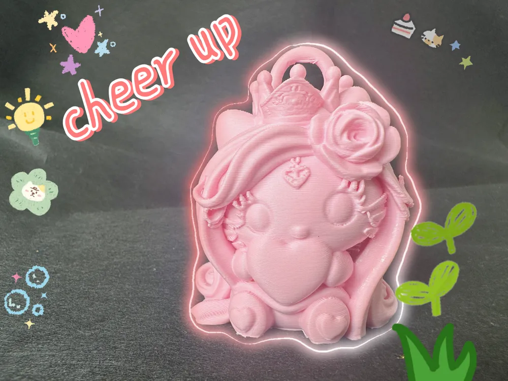 Most Beautiful KT Hello Kitty Princess Charm - Free 3D Print Model ...