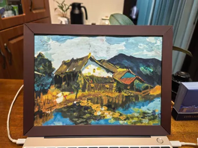 Solid Wood Mortise and Tenon Picture Frame 30*22.5 cm