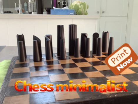 Chess Set Minimalist