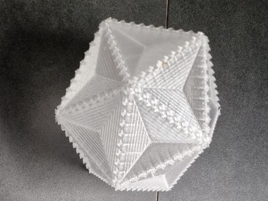 3D-printed zip hinge to connect flat shapes
