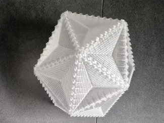 3D-printed zip hinge to connect flat shapes