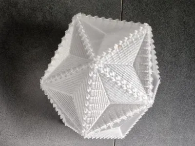 3D-printed zip hinge to connect flat shapes
