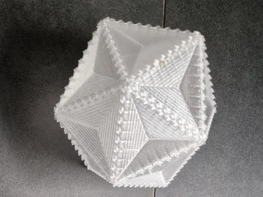 3D-printed zip hinge to connect flat shapes