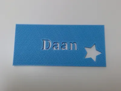 daan name plate (no star)